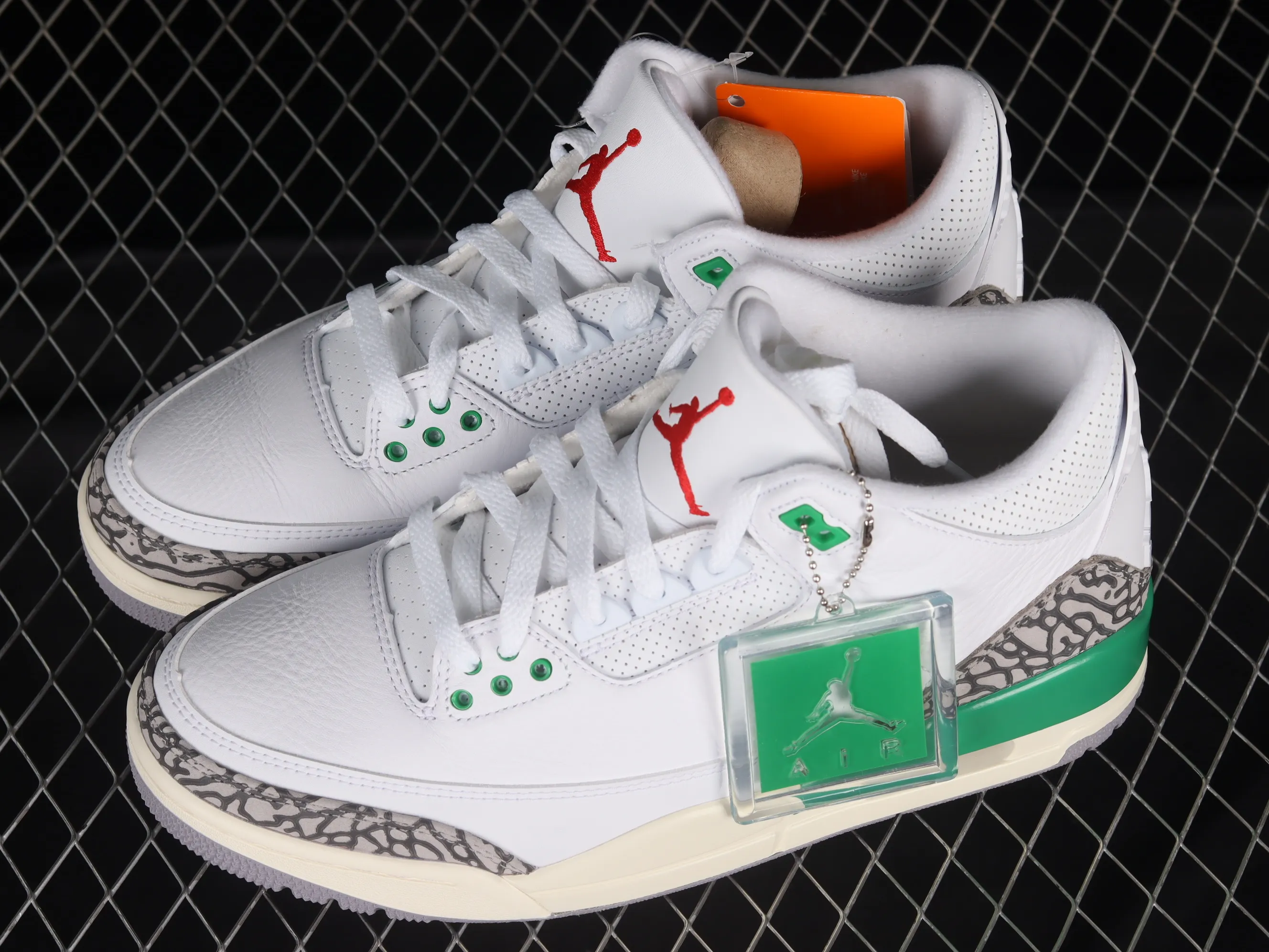 All categories Air Jordan Jordan series basketball shoes Air Jordan 3 foreign trade version Air Jordan 3 "Lucky Green" AJ3 Joe 3 green cement CK9246-136